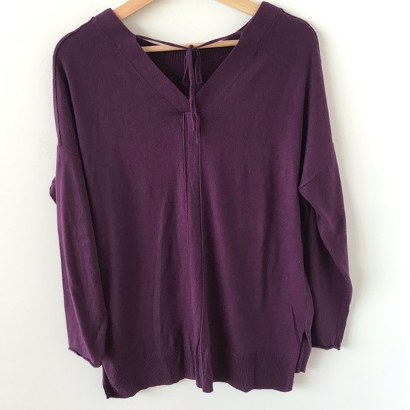 Caslon oversized purple sweater - Picture 2 of 8